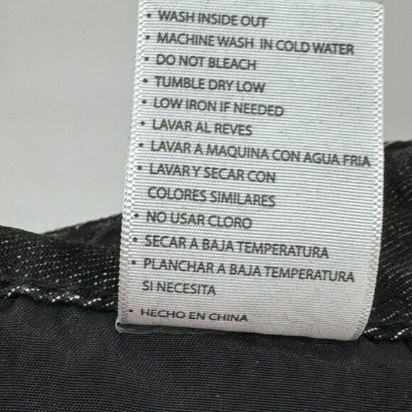 KanCan Black High Rise Distressed Denim Shorts Womens Size S - Picture 8 of 10